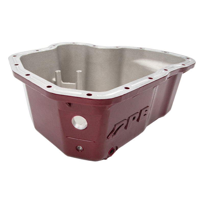 Wehrli 01-10 GM Duramax WCFab X PPE High Capacity Aluminum Oil Pan - Chevy Orange