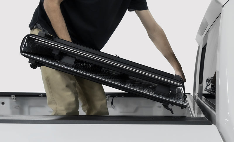 Access LOMAX 2024+ Toyota Tacoma 6ft Bed Folding Hard Cover - Black Diamond Mist