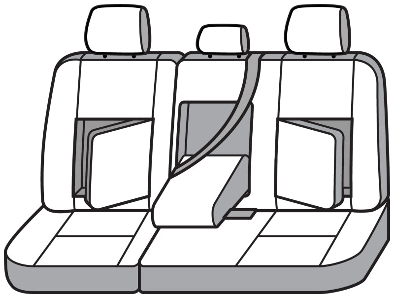Covercraft 19-25 Chevrolet Silverado Carhartt Super Dux SeatSaver Sec Row Custom Seat Cover -Gravel