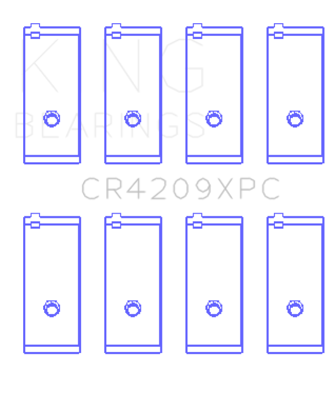 King Engine Bearings Toyota 3SGTE 16v 2.0L pMaxKote Performance Rod Bearing Set - Size STD