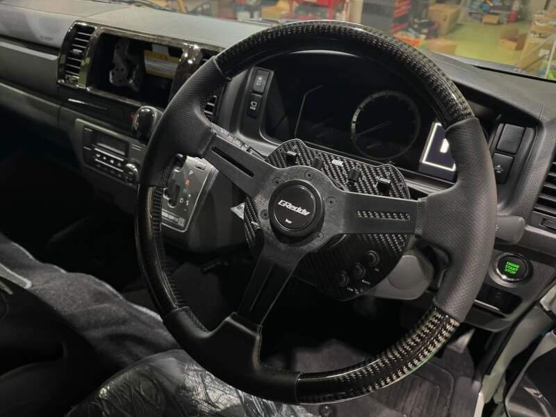 GReddy Sports Steering Wheel - Carbon