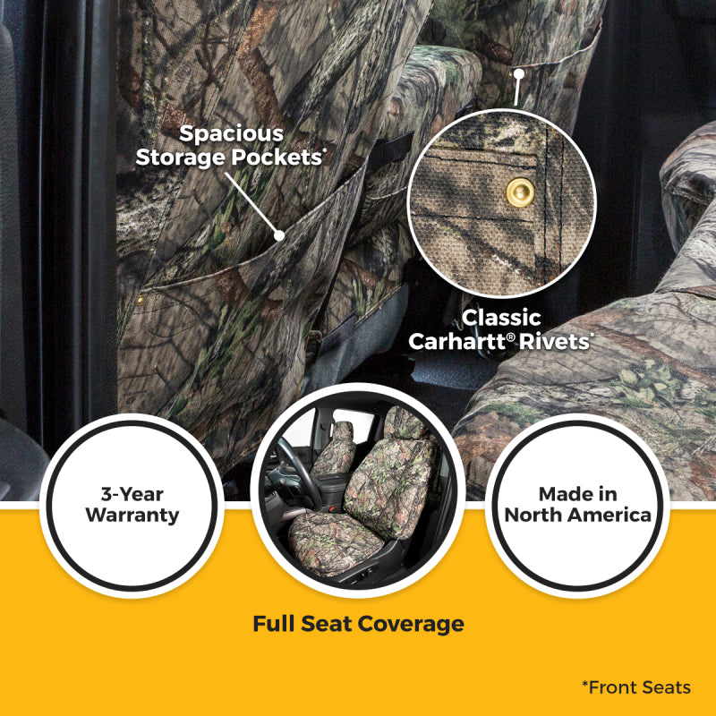 Covercraft 24-25 Ford Ranger Carhartt SeatSaver Custom Seat Cover - Mossy Oak Breakup