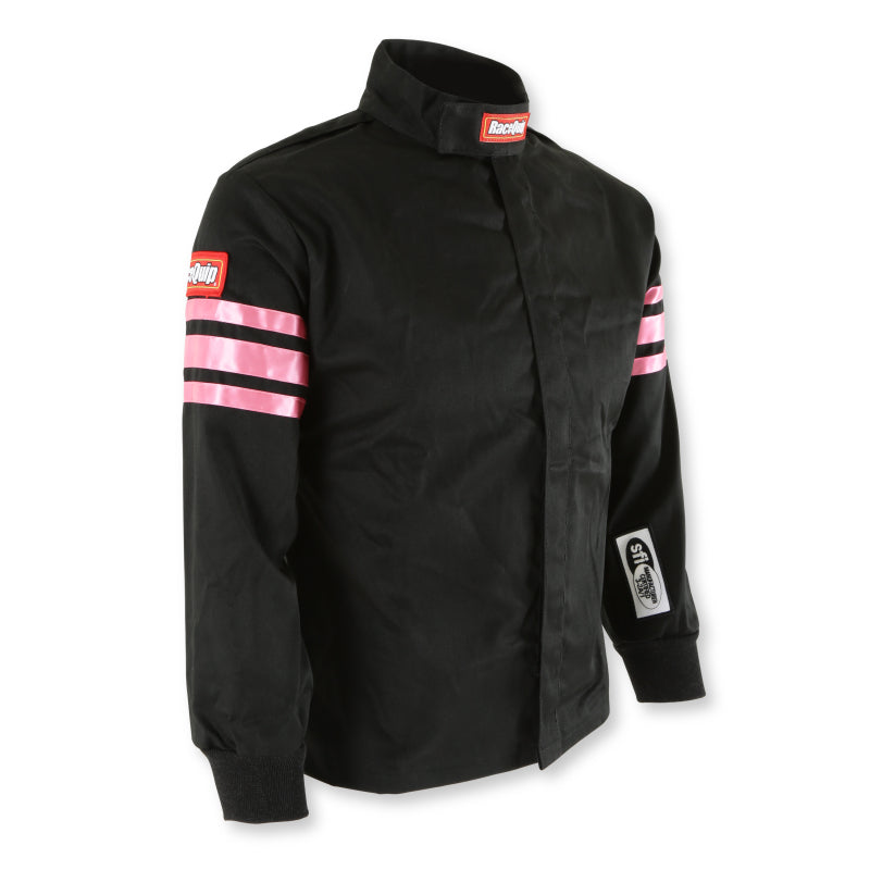 RaceQuip Pink Trim SFI-1 JR. Jacket - Kids Large