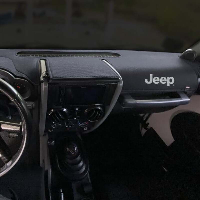 Covercraft 11-14 Jeep Wrangler (JK) w/o Light Sensor Limited Edition Custom Dash Cover w Jeep Logo