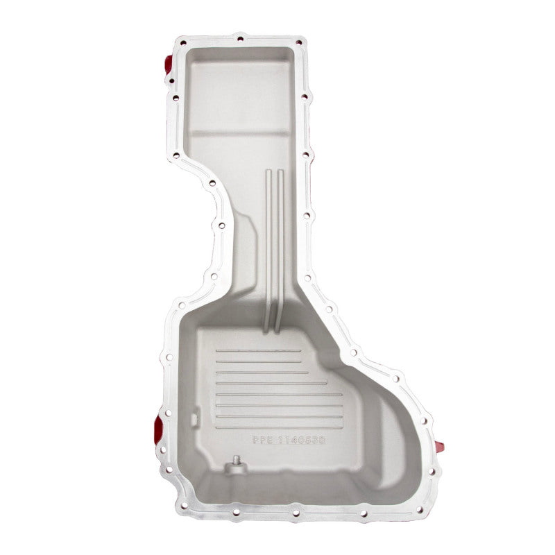 Wehrli 17-19 GM Duramax WCFab X PPE High Capacity Aluminum Oil Pan - Semi-Gloss Black
