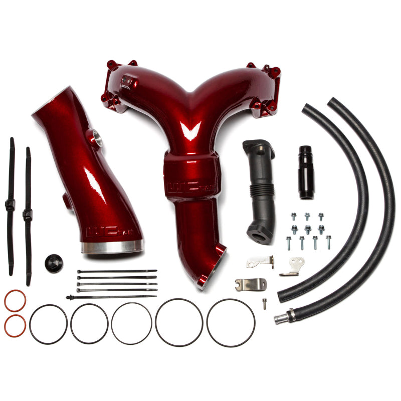 Wehrli 20-26 Power Stroke 6.7L High Flow Y-Bridge Kit - Cat Yellow