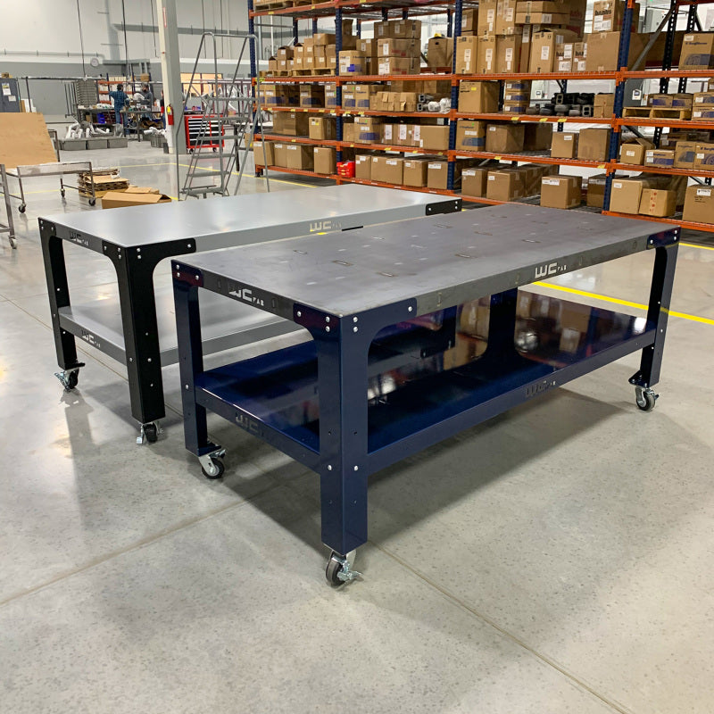 Wehrli Modular Steel Work Bench Top/Shelf Kit - 42in x 90in x .120in Thick (Raw Steel)