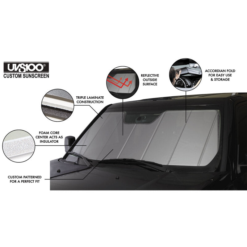 Covercraft 23-24 Volvo XC40 UVS100 Custom Sunscreen - Silver