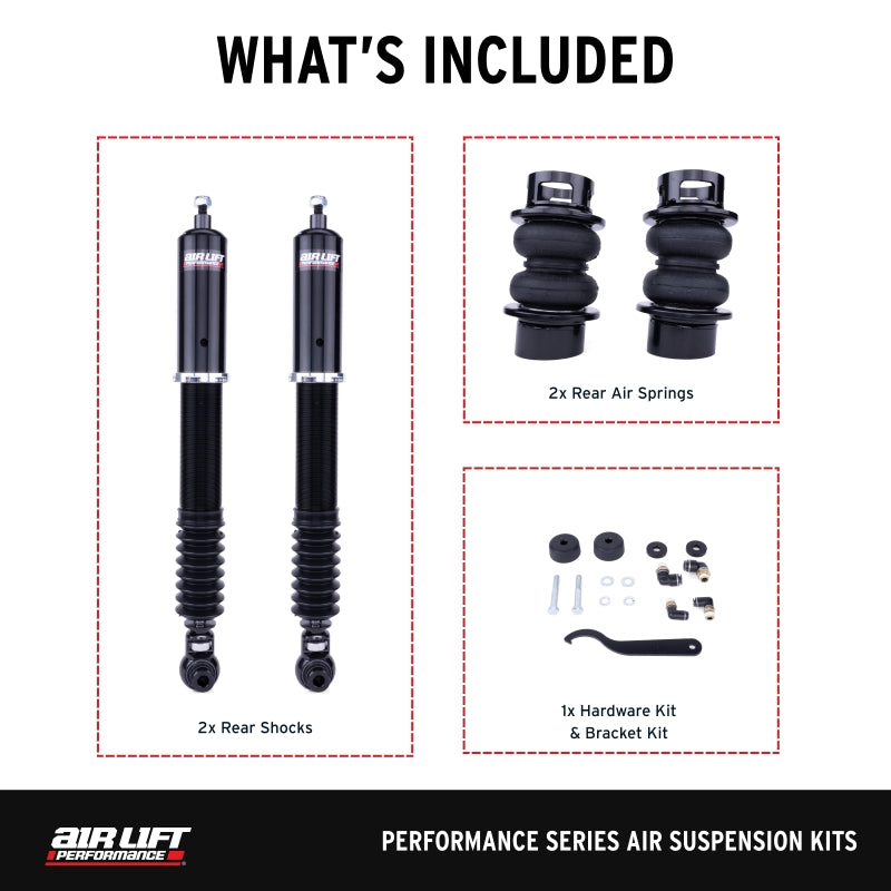 Air Lift Performance 15-21 BMW F22/F30/F31/F32/F33/F36 Rear Air Suspension Kit