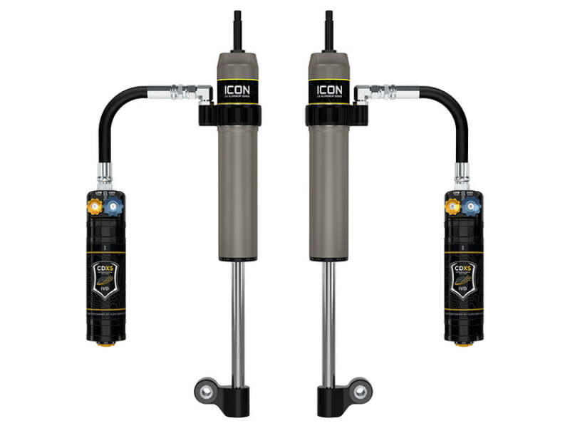 ICON 05-23 Toyota Tacoma Rear VS 2.5 Alum RXT Shock Absorbers Remote Resi w/ CDXS Pair