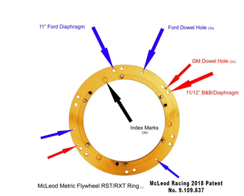 McLeod Racing RST HD Twin - Metric Ring - 01.4-04 Ford Mustang 4.6L - 1-1/8 x 26 Spline - Cable