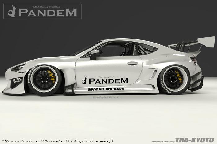 GReddy Scion FR-S Pandem Wide Body V3 Rear Canards