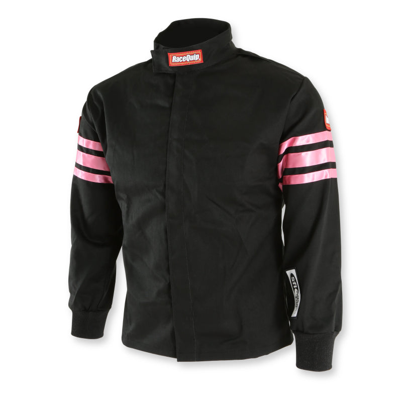 RaceQuip Pink Trim SFI-1 JR. Jacket - Kids Medium