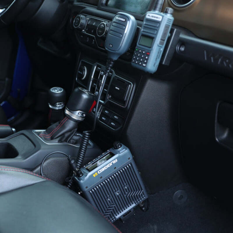 Rugged Radios Rambler G4 GMRS Band Mobile Radio with Stealth Antenna
