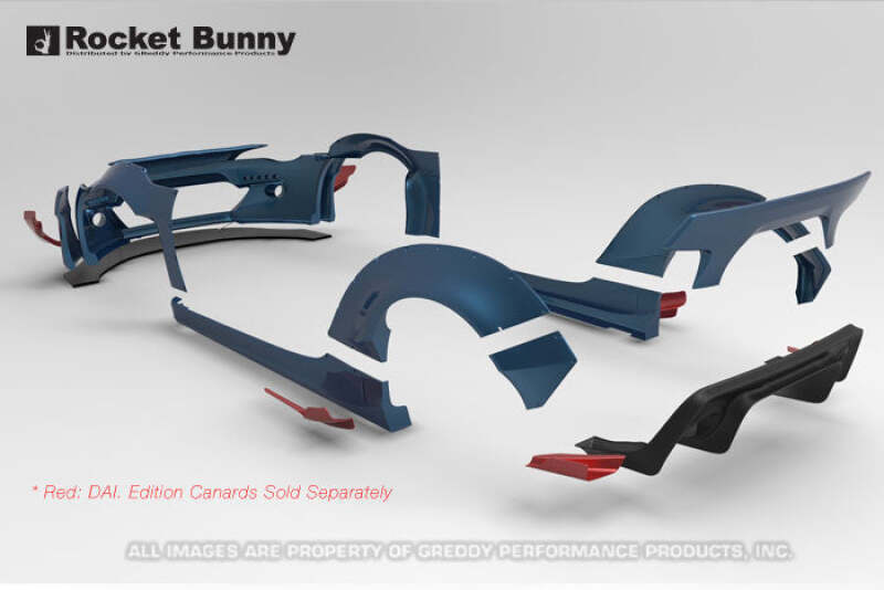 GReddy 13+ Scion FR-S Full Version 2 Greddy X Rocket Bunny 86 Wide Body Aero Kit