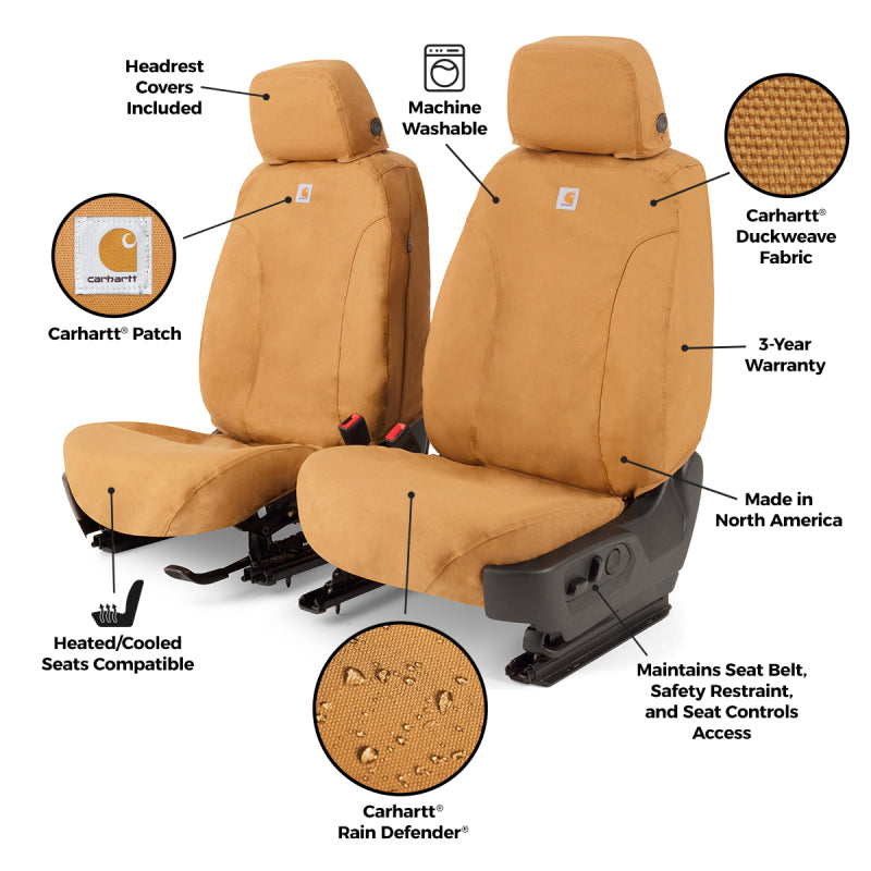 Covercraft 19-25 Mercedes-Benz Spinter Van Carhartt SeatSaver Custom Seat Cover - Brown