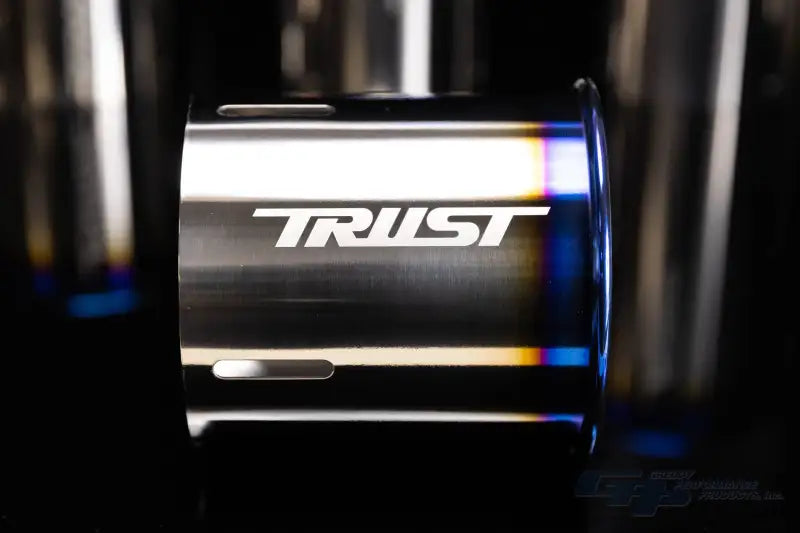 GReddy PE-TR Rolled Tip-Burnt-Ti L 130mm x 115mm