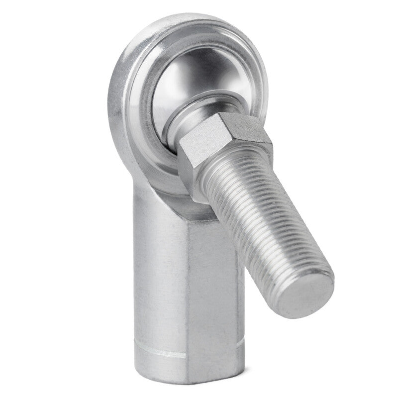 QA1 C Series 2-Pc Rod End - Female/Left Hand - .625in Bore x 5/8-18 w/Stud - Carbon Steel w/PTFE