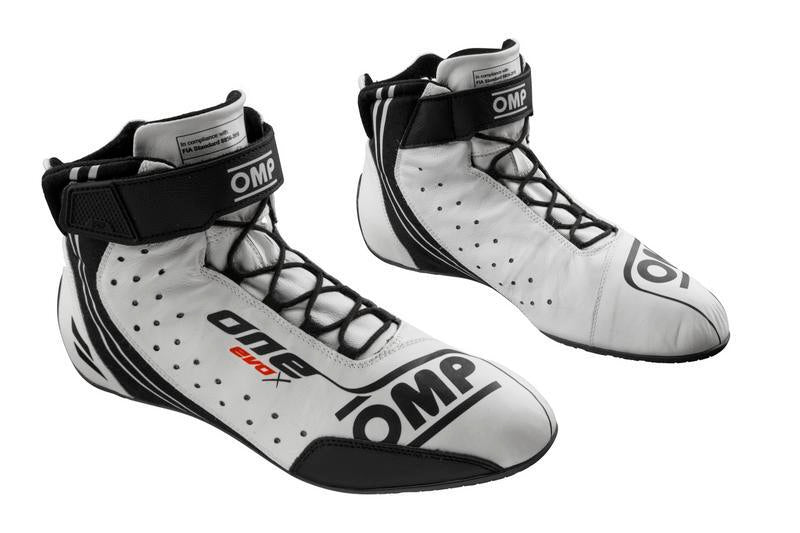 OMP ONE EVO X SHOES MY2024 FIA 8856-2018 FLUO YELLOW SIZE 42
