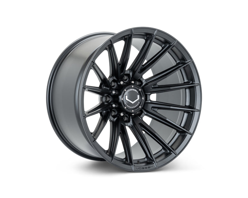 Vossen HFX-2 22x12 - 8x180 - ET44 - Ultra Deep Face - 124.3 - Satin Black Wheel