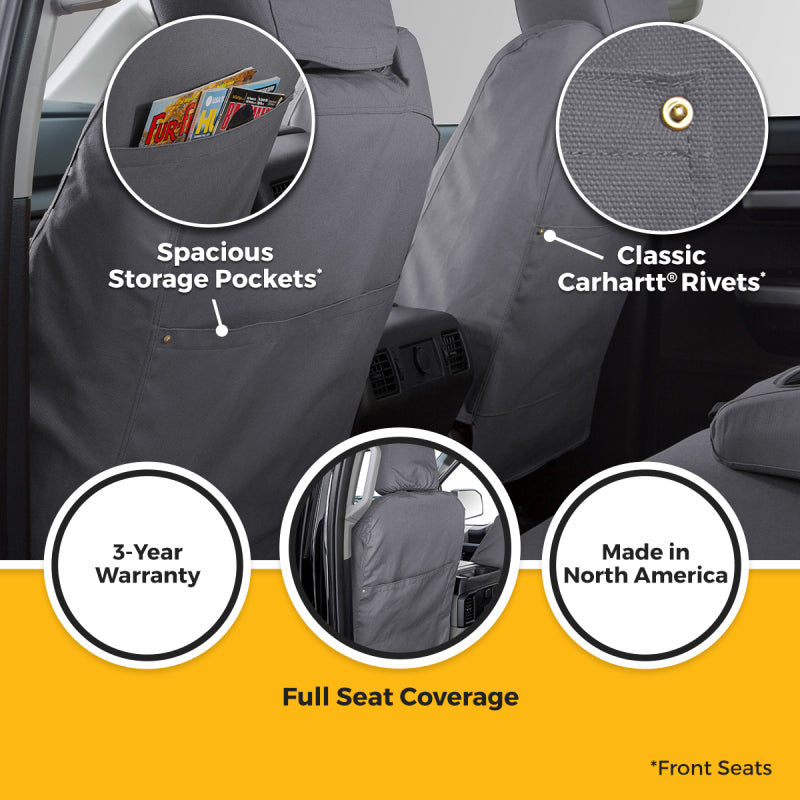 Covercraft 23-25 Dodge RAM ProMaster Cargo Van Carhartt SeatSaver Custom Seat Cover - Gravel