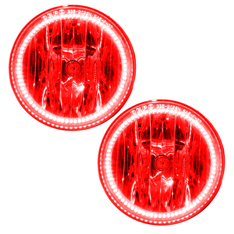 Oracle 03-05 Lincoln Navigator LED Fog Light Halo Kit - Red