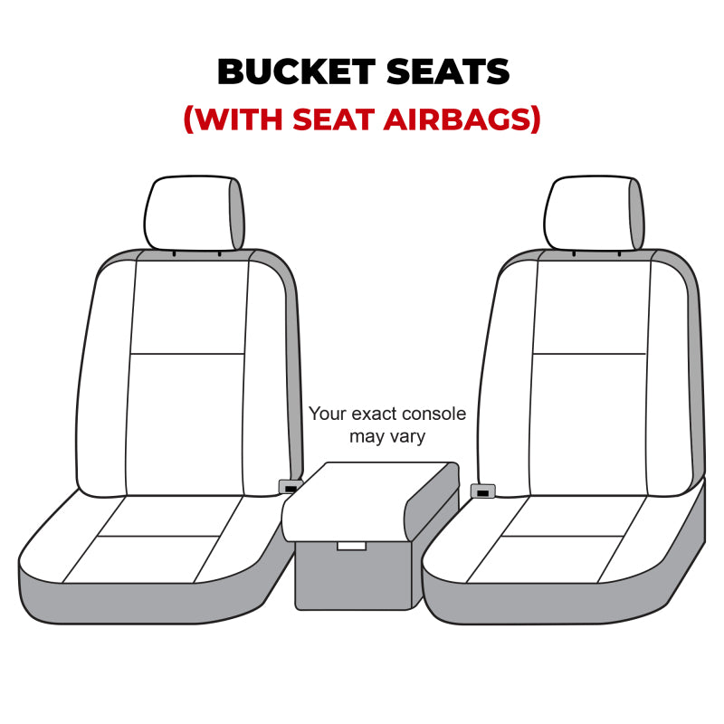 Covercraft19-20 Ford F150 Carhartt Super Dux SeatSaver Front Row Custom Seat Cover - Gravel