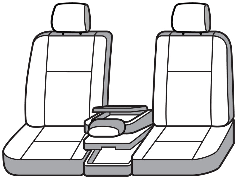 Covercraft 11-14 Ford F150 Carhartt Super Dux SeatSaver Front Row Custom Seat Cover - Gravel