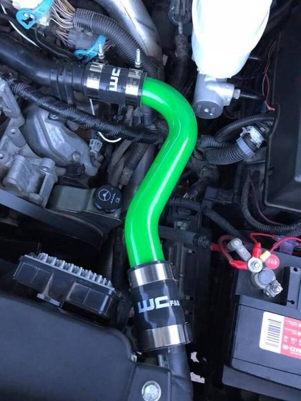Wehrli 06-10 GM Duramax LBZ/LMM Upper Coolant Pipe - Sparkle Bomber Orange