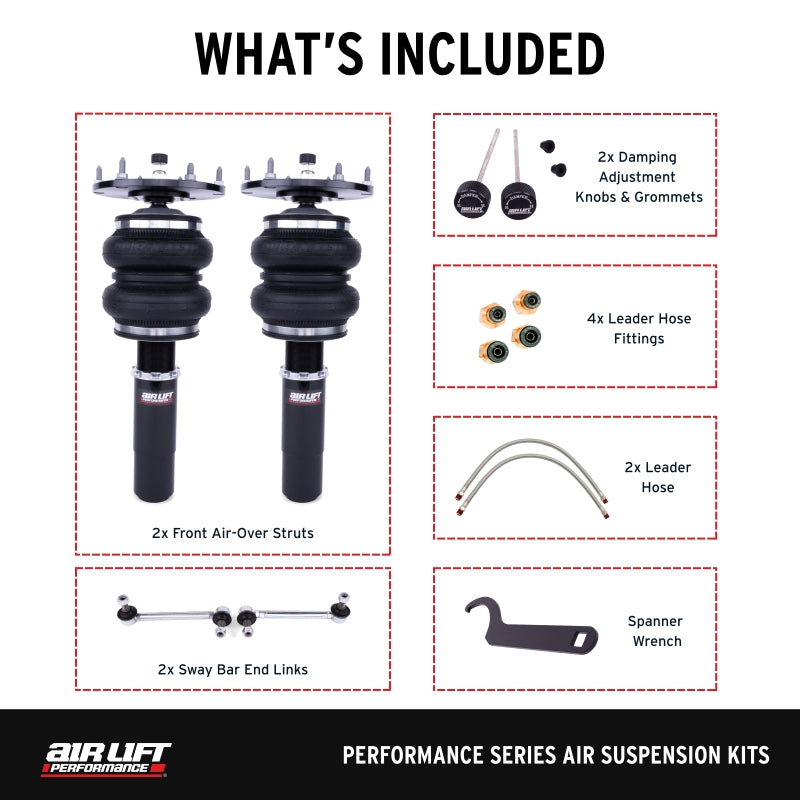 Air Lift Performance 15-21 BMW F22/F30/F31/F32/F33/F36 Front Air Suspension Kit