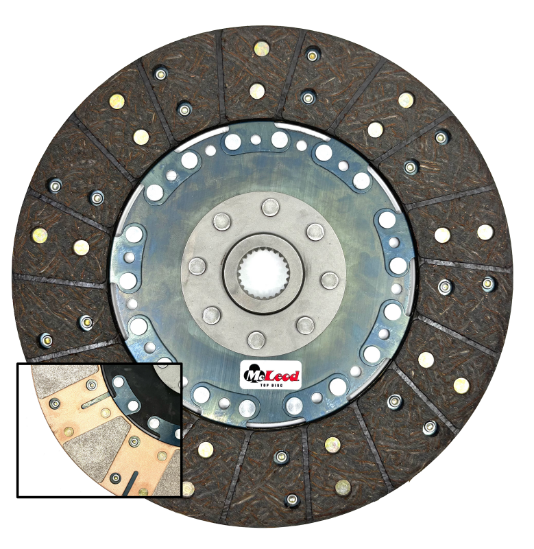 McLeod Racing RST HD Twin - For Small Diameter Flywheel - Black Ring - 1-1/16 x 10 Spline