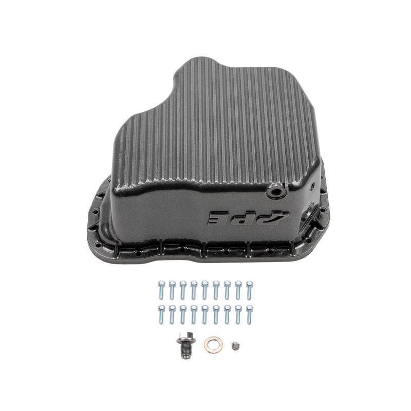Wehrli 11-16 GM Duramax WCFab X PPE High Capacity Aluminum Oil Pan - Brizzle Blue