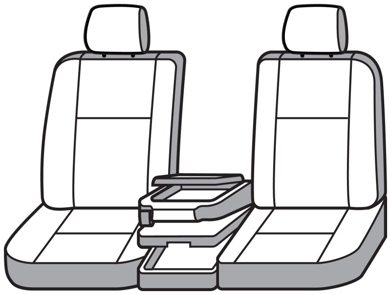 Covercraft 19-24 Dodge RAM 1500 Carhartt Super Dux SeatSaver Front Row Custom Seat Cover - Gravel
