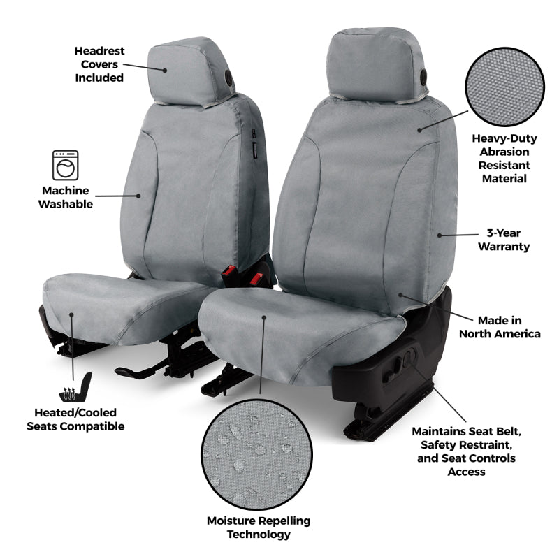 Covercraft 23-25 Chevrolet Colorado SeatSaver Custom Seat Cover - Waterproof Black