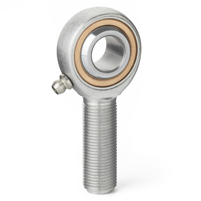 QA1 V Series 3-Pc Rod End - Male/Right Hand - 5mm Bore x M5x.08 w/Zerk - Carbon Steel