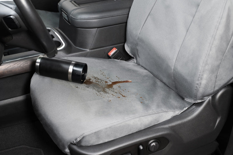 Covercraft 11-12 Ford F150 Waterproof Polyester SeatSaver Custom Second Row Seat Covers - Grey