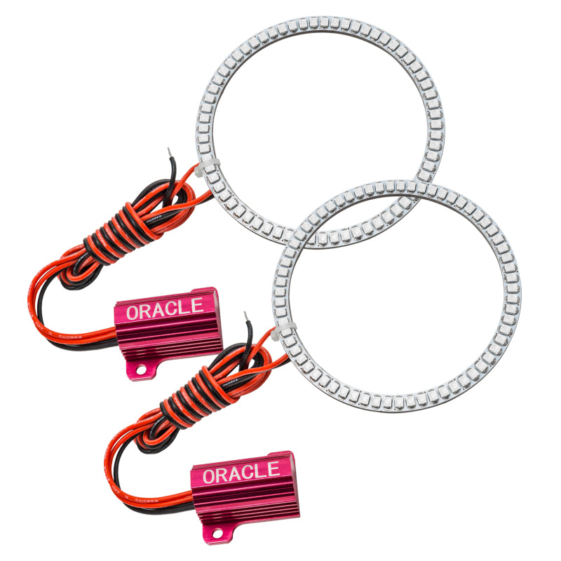 Oracle 01-04 Nissan Frontier LED Fog Light Halo Kit - Red