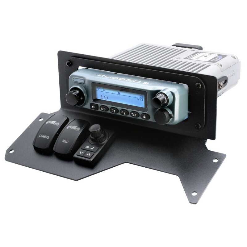 Rugged Radios Polaris Xpedition - Radio and Remote Head Intercom Mount Kit