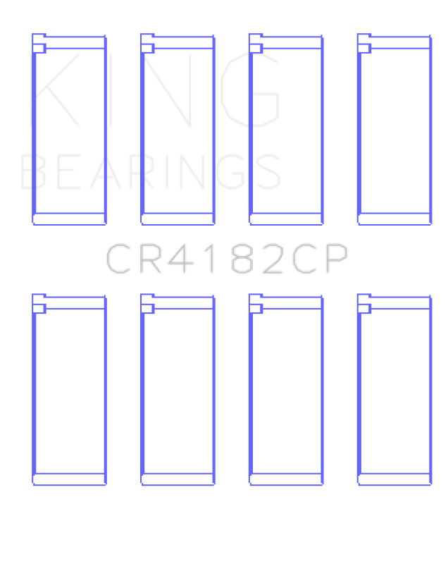 King Engine Bearings VW ABL / AEY / AGR / AHH / AHU 1.9L (Size 0.25) Rod Bearing Set
