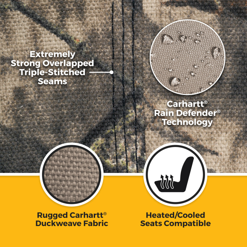 Covercraft 24-25 Ford Ranger Carhartt SeatSaver Custom Seat Cover - Mossy Oak Breakup