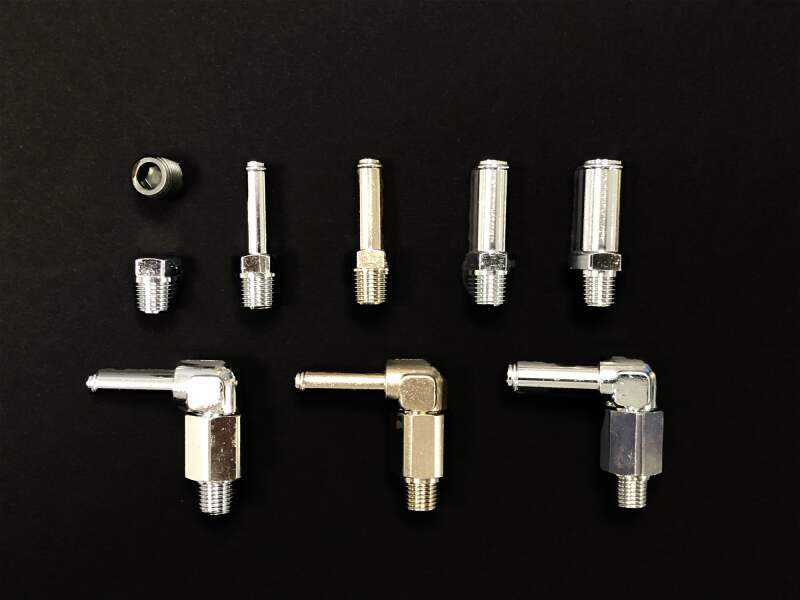 GReddy 1/8BSP Male to 4AN Male Aluminum Fitting