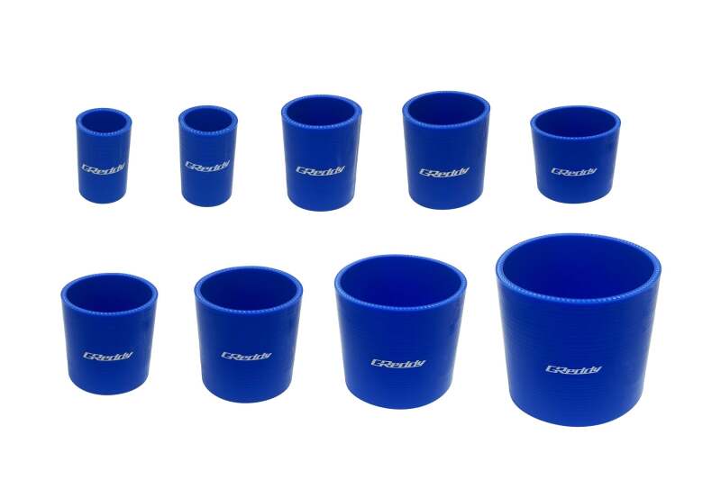 GReddy 70mm x 70mm Silicone Straight Hose - Blue