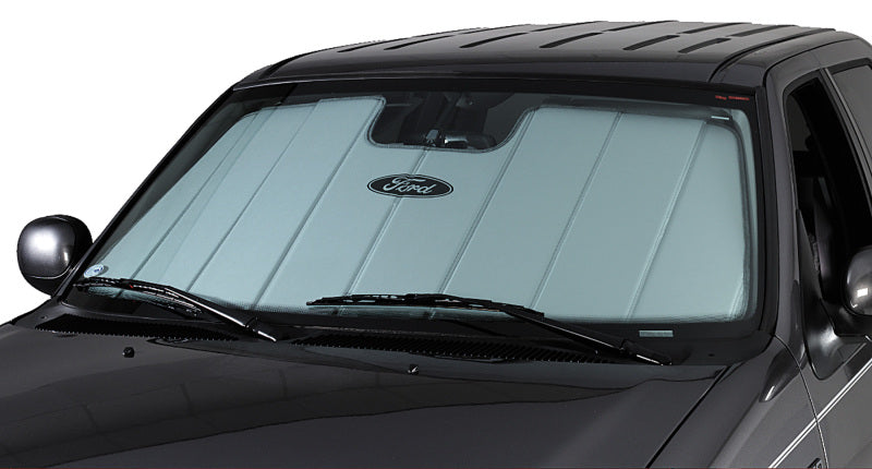 Covercraft 15-23 Ford Mustang Coupe Convertible UVS100 Custom Sunscreen with Mustang 50 Years Logo