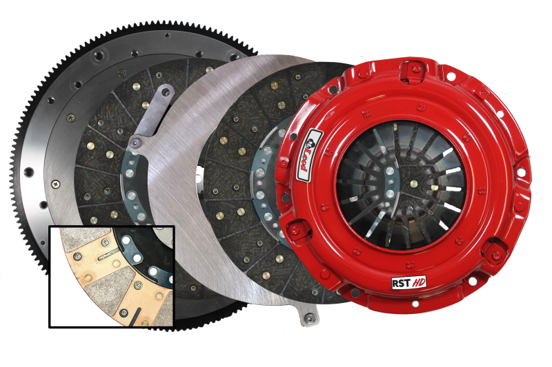 McLeod Racing RST HD Twin w/ Aluminum Flywheel - 15-23 Ford Mustang 2.3L EcoBoost - 1 x 23M Spline