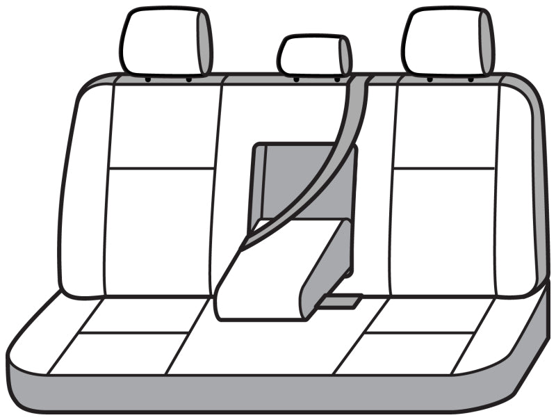 Covercraft 24-25 Ford Ranger Carhartt Super Dux SeatSaver Second Row Custom Seat Cover - Black