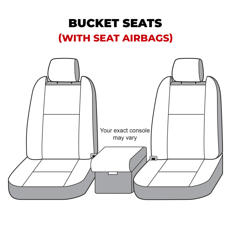 Covercraft 24-25 Toyota Tacoma Carhartt Super Dux SeatSaver Front Row Custom Seat Cover- Gravel