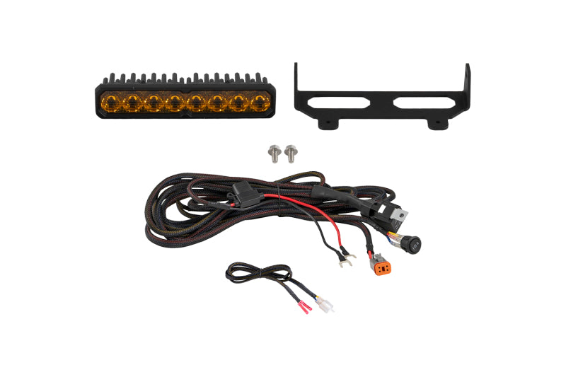 Diode Dynamics 17-26 Can Am Maverick Shock Mount Kit SS10 Sport Yellow Driving