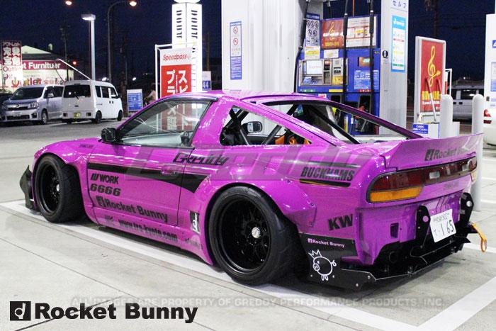 GReddy 89-93 Nissan 240SX Full Rocket Bunny 180/240SX Wide Body Aero Kit w/ Wing