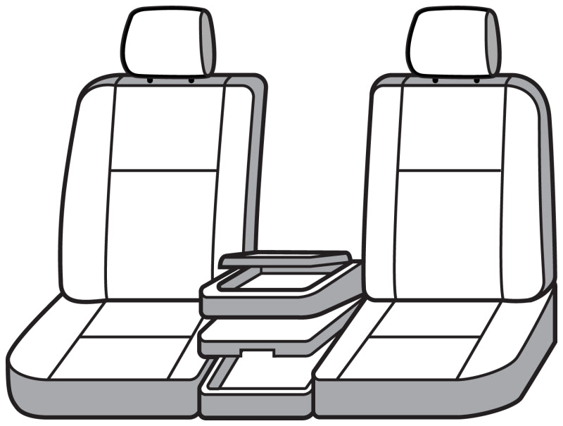 Covercraft 17-24 Dodge RAM 1500 Carhartt Super Dux SeatSaver Front Row Custom Seat Cover - Gravel