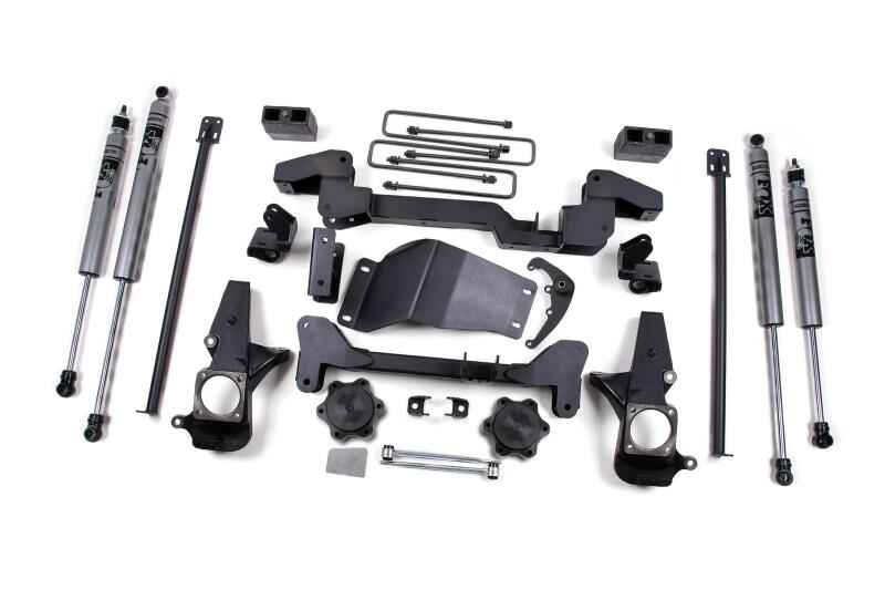 Zone Offroad 01-10 GM K2500 HD 6in Suspension System - Fox